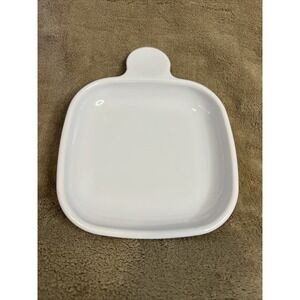 Vintage Corning Ware P-185-B Snack-it Square Grab-it 6" Sandwich Snack Plate